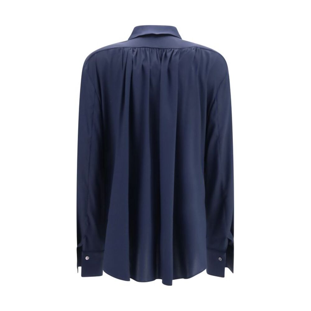 Ella Women Silk Shirt With Back Gathering - Picture 2 of 3